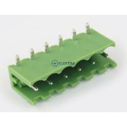 listwa rozłączalna 5,08mm 6 pin gniazdo męskie druk kątowe XY2500R-A