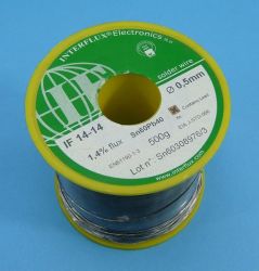 SN60/PB40 0,50mm 500g INTERFLUX SPOIWO