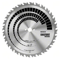 Bosch 2608640701 Table Saw Blade Construct for Wood 315x30x3.2mm 20 Teeth