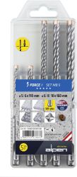 Zestaw wierteł do betonu Alpen DS+ FORCE X MB 5 0080500005100 5 mm, 6 mm, 8 mm, 10 mm 1 szt.