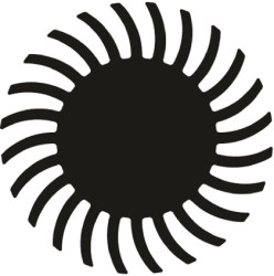 Radiator 85 (Dia.) x 25mm 2.6K/W Uniwersalna Okrągła Aluminiowa