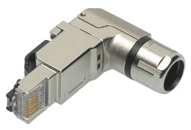 Złącze RJ45 Męski Złącze RJ45 Montaż na kablu Cat5e, Cat6a Molex, 90°, 8P8C-żyłowe