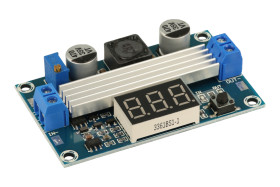 Moduł rozszerzeniowy; przetwornica step-up; LTC1871; 3-25V; 3,5÷35V; 6A; chip LCT1871; z woltomierzem; śrubowy