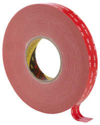 Taśma piankowa grubość 0.60mm szerokość 25.0mm 3M Biały długość 33.0m