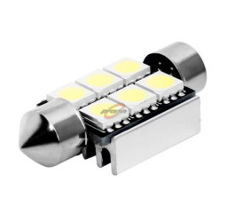 ŻARÓWKA C5W 6 SMD 5630 CAN BUS 42mm 11x39mm