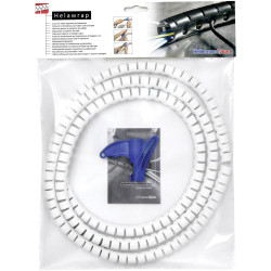 HellermannTyton 161-64503 Helawrap Cable Trunking 32mm Silver 25m