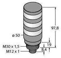 Kolumna sygnalizacyjna Turck TL50BLBGRCQ 3025351 1 szt.