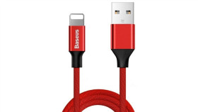 Kabel Baseus Yiven Calyw-A09 (Usb 2.0 - Lightning 1,8M Kolor Czerwony)