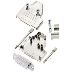 Encitech 6355-8007-12 D-Sub Receptacle set 15 Pins Solder Bucket