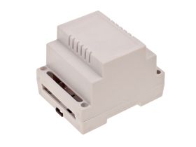 Obudowa; na szynę DIN; Z100J; ABS; 70mm; 89mm; 65mm; jasnoszary; 4 moduły; Kradex; RoHS; czarny zaczep 1szt; wkręt 3/23 4 szt; z