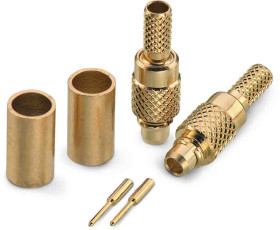 Złącze koncentryczne Montaż na kablu Męski 50Ω typ złącza Złącze MMCX 6GHz Połączenie zagniatane typ kabla RG316