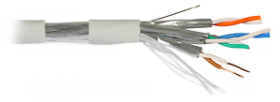 Przewód NETSET U/FTP 6A skrętka ekranowana, wewnętrzna, każda para ekranowana E1616_500 23181 /500m/