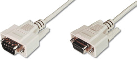 Extension cable, 10 m, D-Sub plug, 9 pole to D-Sub socket, 9 pole, AK-610203-100-E