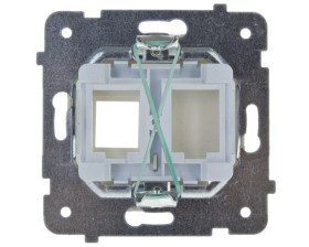 KARO Obudowa gniazda komputerowego pojedynczego ecru perłowy GPK-1S/p/42