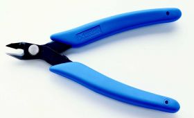 XURON 9250ETAS Antystatyczne cążki boczne, bardzo wąska ostro zakończona główka, odgięte 20°, do wycinania układów scalonych z P