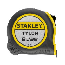 Miara taśmowa dł. 8m Stanley szer. 25 mm Jednostki brytyjskie, Jednostki metryczne