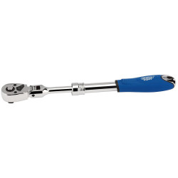 Draper 26810 3/8&quot; Sq. Dr. 72 Tooth Flexible Head Extending Reversible Ratchet