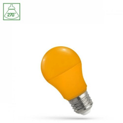 LED GLS E-27 230V 4.9W POMARAŃCZOWY SPECTRUM