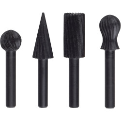 Bosch 2609255303 Rotary File Set For Freehand Milling 4-pcs