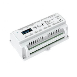 Włącznik oświetlenia 230VAC (DALI/DMX512) Skydance - 8 kanałowy 3680W - DIN OLED - DH8