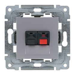 DANTE Gniazdo głośnikowe pojedyncze stereofoniczne bez ramki przekrój przewodów do 4 mm2 4541771