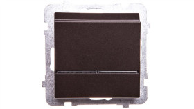 Sonata Łącznik Hotelowy Z Podświetleniem Czekoladowy Metalik Łp-15Rs/M/40