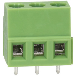 TruConnect 214006 3 Way 15A 300V Rising Clamp Terminal Block 5.08mm