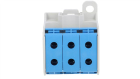 Złączka Szynowa Gwintowa Al/Cu Stb 50-3 (87360) Simblock Niebieski 81003003