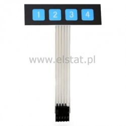 Klawiatura membranowa numeryczna 4 klawisze