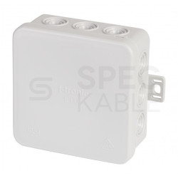 Puszka instalacyjna natynkowa typu KLIK 85x85x40mm hermetyczna IP54 szara E113 F-TRONIC