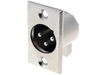 CAN3-WP Wtyk mikrofonowy na panel 3 pin - standard XLR