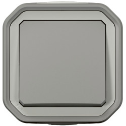 Legrand 069711L Plexo Wet Room Switch Grey IP55 IK08 10AX SL Terminals