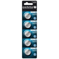 Bateria litowa mini everActive CR2016 3V /5szt./