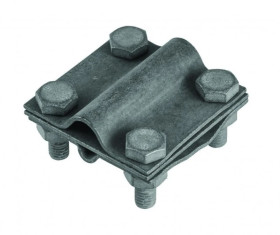 Złącze krzyżowe duże (trzy płytki 4xM10) ocynk ogniowy /R.8051/