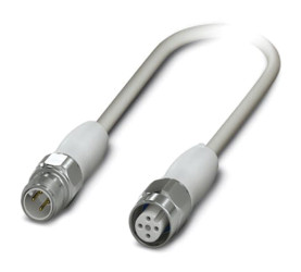 Przewód czujnik-siłownik ze złączem Złącze M12 liczba rdzeni 4 długość 3m Rodzaj A Męskie Złącze B Złącze M12