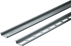 DIN rail, unperforated, 35 x 7.2 mm, W 2000 mm, steel, electrogalvanized, NSYSDR200B