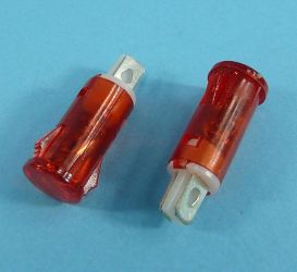 230V AC 10mm RED LED KONEKTORY