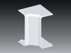 Pokrywa narożna wewnętrzna EKD 120x40mm biała 8585