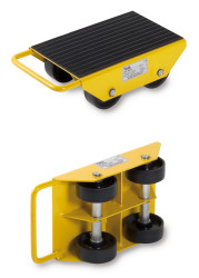 Wózek do skrzynek, Stal, obc.: 2t, szer.: 228mm, dł.: 400mm