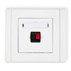 Gniazdo głośnikowe pojedyncze (2,5mm2)