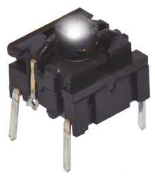 Klosz do przycisku dotykowego SPST 50 mA przy 24 V DC IP67 6.4mm