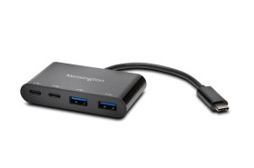 Hub USB 3.0 Kensington CH1000 USB-C 4-Port Hub 2+2 Porty czarny