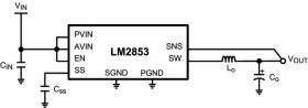3A 550 kHz Synchronous Buck Regulator