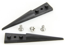 ESD replacement tips, uninsulated, antimagnetic, PVDF, 40 mm, A00SV