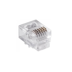 WTYK TELEFONICZNY 6p6c RJ12 / 1256 - 10szt