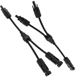 Dwójnik MC4 konektor złącze fotowoltaiczne z kablem MC4 Y3