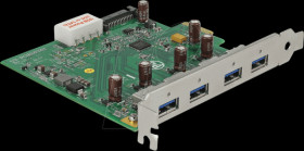 89323 USB 3.0 PCI Express Card to 4 x external Type-A