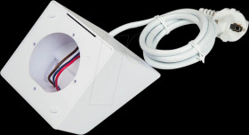 WALL_DISPLAY_STAND_W Shelly Wall Display Stand, white