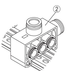 Listwa zaciskowa SMC Zestaw montażowy bloków SY7000