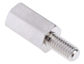 Kołek dystansowy gwint M4 x M4 długość 12mm Mosiądz Męski/żeński Sześciokątny RS PRO